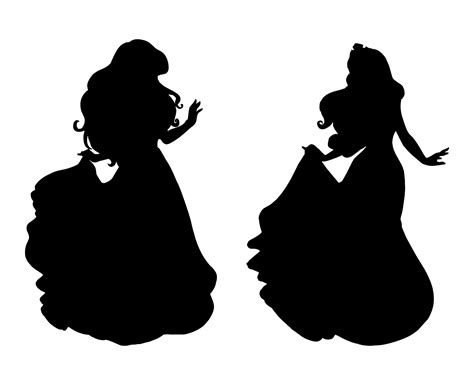 Printable Disney Princess Silhouette